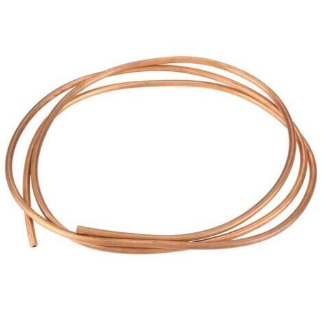 [JAMAIS UTILISÉ]2M T2 Tuyau de Cuivre Souple Tube de Cuivre pour Tuyauterie de Réfrigération OD 6mm ID 4mm Épaisseur 1mm pour Réfrigération (OD 6mm, ID 4mm)