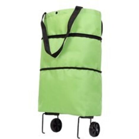 [JAMAIS UTILISÉ]2pièces Chariot De Courses Pliable avec roulettes De Courses Rétractable Capacité De Shopping Extérieur De Transport Pratique Et Léger