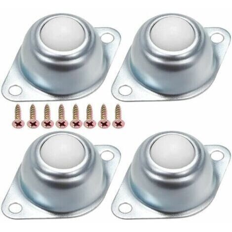 [JAMAIS UTILISÉ]4 PCS Roulette a Bille Roulement de Transfert Roulement Convoyeur Roulettes pour Meubles Roulette a Bille Nylon Roulettes à Billes de Transfert pour Convoyeur, Transmission, Meubles