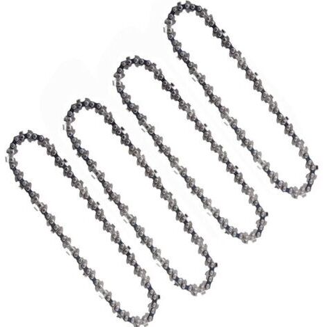 [JAMAIS UTILISÉ]4 Pièces Chaînes De Tronçonneuse 6 Pouces 1/4 Pouces Compatibles Mini Tronçonneuses électriques Sans Fil 6 Pouces 37 maillons d'entraînement 15cm