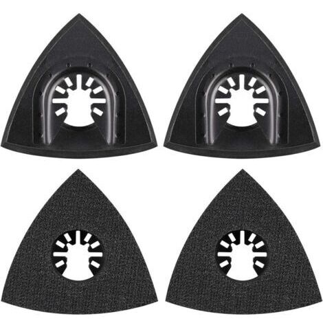 [JAMAIS UTILISÉ]4Pcs Sanding Pad 80mm Multi Tool Attachment Pad Accessory Multi Tool Blade Oscillating Tool Accessory for Worx Mikita Dewalt Power Tool Worx Tool Bosch Multi Tool