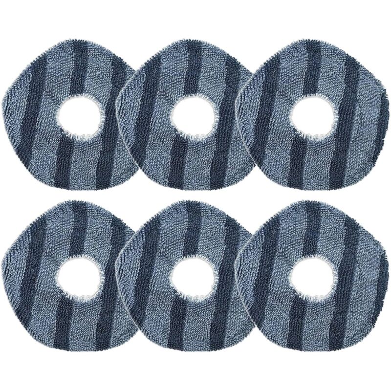 Jamais UTILISÉ]6pcs Cleaning Cloth for Eufy X10 Pro Omni, X9 Pro Robot Vacuum Cleaner Spare Part, Replacement Accessories Microfiber Washable Cloth