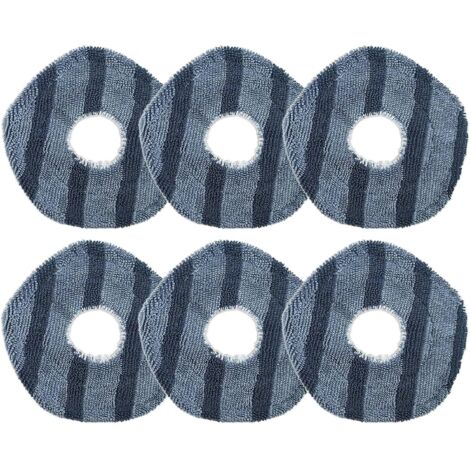 [JAMAIS UTILISÉ]6pcs Cleaning Cloth for Eufy X10 Pro Omni, X9 Pro Robot Vacuum Cleaner Spare Part, Replacement Accessories Microfiber Washable Cloth