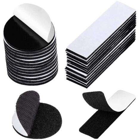 [JAMAIS UTILISÉ]80 Pièces Scratch Autocollant Rond 5cm et 6cm Carré Scratch Autocollant Double Face Pastille Scratch Autocollant Scratch Autocollant Adhésif Puissant Bande Auto-Adhésif