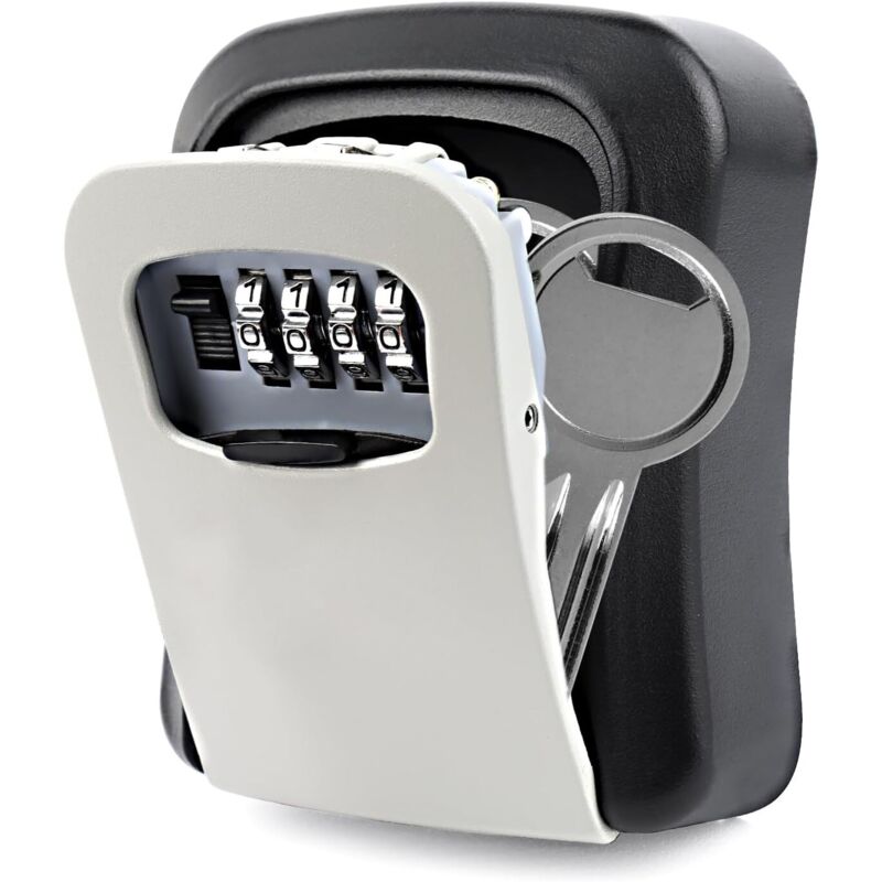 [NUNCA USADO] Con código de 4 dígitos, resistente a la intemperie, de aleación de zinc, para el hogar, la escuela, el garaje, la fábrica, la oficina,