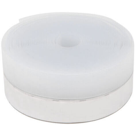 [JAMAIS UTILISÉ]Bande d'étanchéité auto-adhésive en caoutchouc de silicone pour porte et fenêtre, coupe-froid, 35 mm x 5 m, transparente