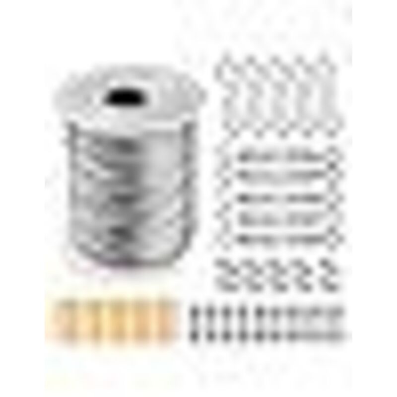 [JAMAIS UTILISÉ]Cable Acier Inox 2 mm Suspendre Kit avec 55 Accessoires, Corde a Linge Acier, Tendeur Cable Inox, Piton à Visser, M2 Boulon Clip,