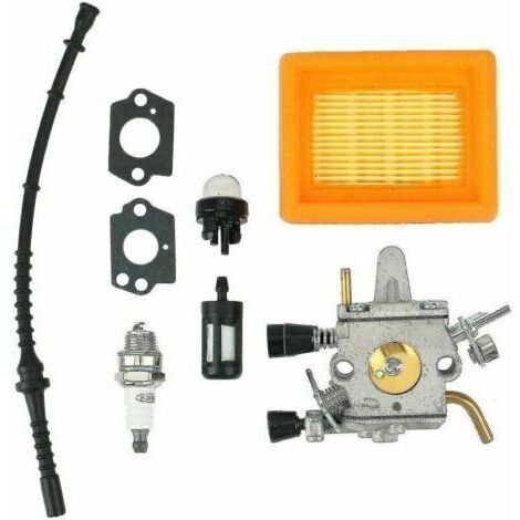 [JAMAIS UTILISÉ]Carburateur pour Stihl Fs400 Fs450 Fs480, Filtre à Air et Carburant Inclus, Accessoire pour Débroussailleuse.