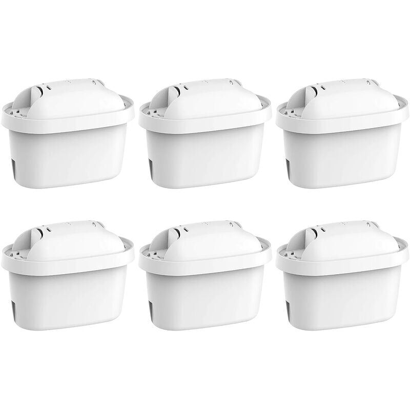 Dpzo - jamais UTILISÉ]Cartouche de Filtre à Eau - Compatible avec Brita Maxtra Plus - Recharge pour Carafe Filtrante Marella (Lot de 6)
