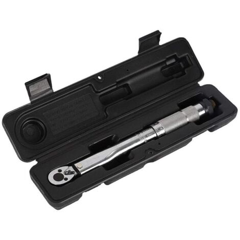 [JAMAIS UTILISÉ]Clé dynamométrique 1/4 voiture 5-25 Nm changement de pneu vélo moto vélo clé dynamométrique outil de réparation clé à cliquet avec étui