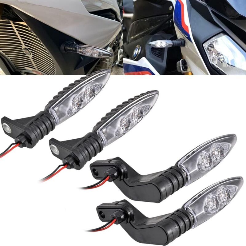[NUNCA USADO] Intermitentes LED delanteros y traseros para motocicleta, compatibles con BMW F650gs, F700gs, F800g, F800r, F800s, F800st, HP2 Sport,