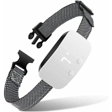 [JAMAIS UTILISÉ]Collier anti-aboiement pour chien, collier anti-aboiement avec choc, vibration, bip - 7 sensibilités réglables, étanche, automatique