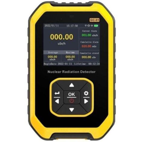 [JAMAIS UTILISÉ]compteur Geiger Portable LCD Digital Geiger Counter détecteur de rayonnement nucléaire dosimètre bêta gamma testeur