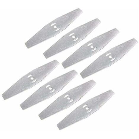 [JAMAIS UTILISÉ]Coupe Bordure Lame De Rechange, 16Pcs Lames Métal Coupe Bordure, Lame Tondeuse à Gazon Universelle, pour Coupe Bordure sans Fil Garniture De Jardin,Metal Blade