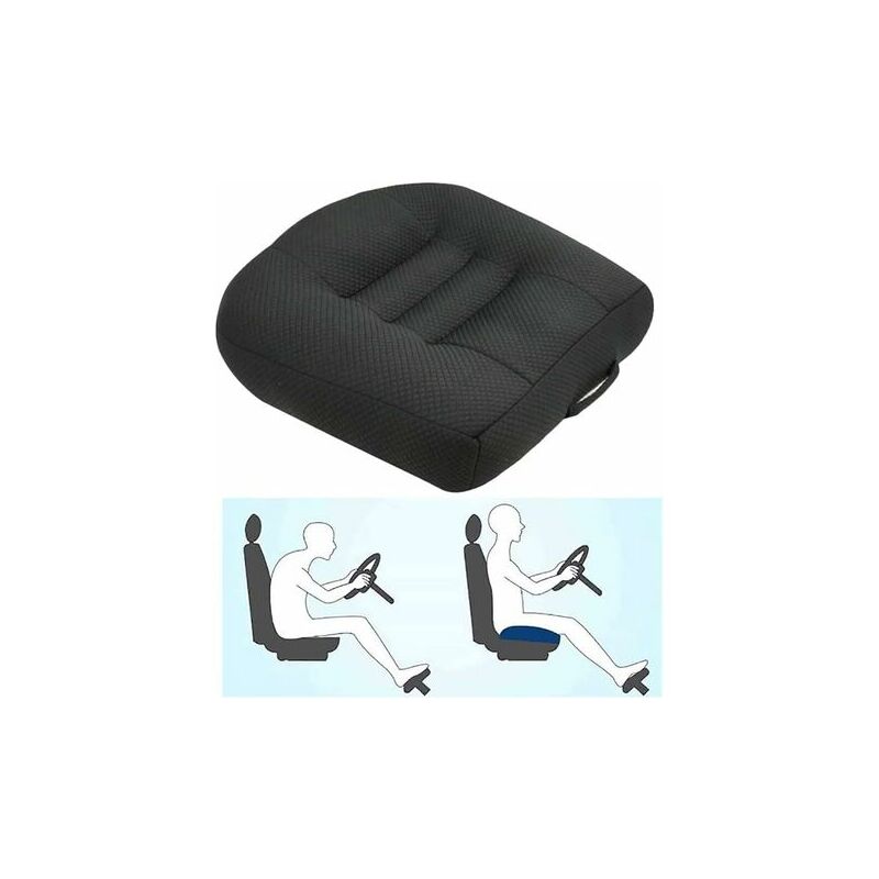Dpzo - jamais UTILISÉ]Coussin Voiture rehausseur, Coussin d'élévation de siège de Voiture pour le soulagement et le Confort avec Maille Respirante,