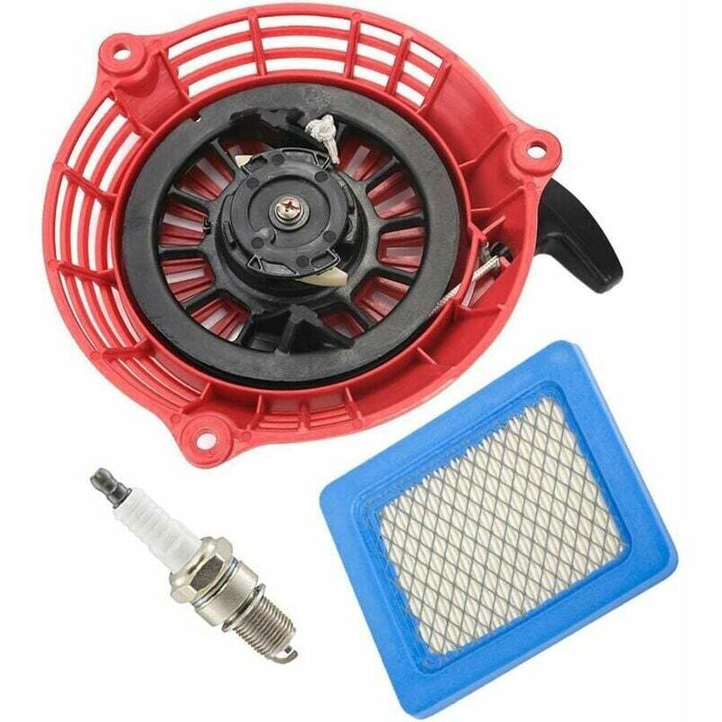 Dpzo - jamais UTILISÉ]Démarreur de Remplacement avec Filtre à Air pour Moteur et Générateur Honda GC135 GC160 GCV135 GCV160 - Couleur Noire