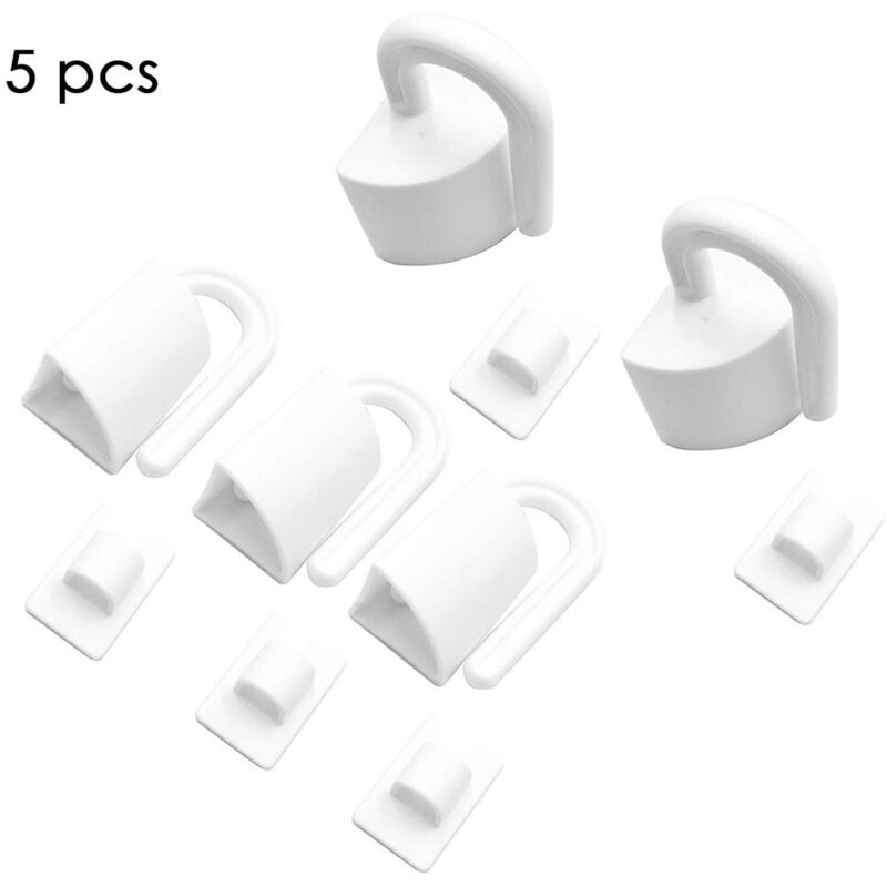 [NUNCA USADO] Tope de puerta INHHUB de 5 piezas, cerradura de seguridad para bebés, bisagra de puerta, cerradura de seguridad para niños, protección