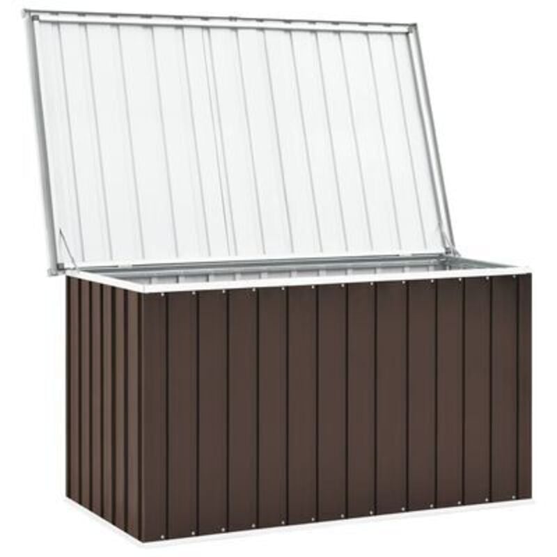 [JAMAIS UTILISÉ]DPZO Boîte de rangement de jardin Marron 149x99x93 cm