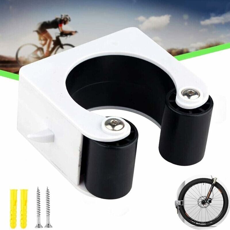 [NUNCA USADO] Hebilla de estacionamiento para bicicletas INHHUB, soporte de pared para bicicletas de montaña y carretera, soporte vertical con clip