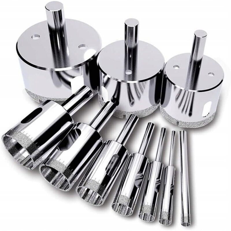 [NUNCA USADO] Fresas de diamante INHHUB Profi 6-68 mm 10 piezas - INHHUB