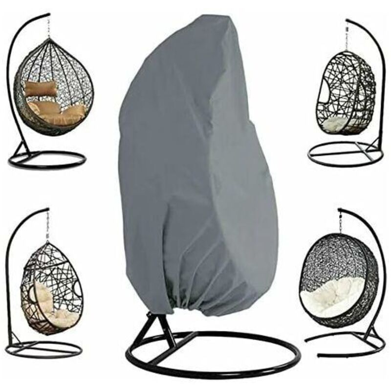 Jamais utilisé] Dpzo Housse de Chaise Suspendue Jardin Rotin Osier Chaise Suspendue Housse Imperméable Oeuf Housse Chaise Résistant à l'Eau et à la