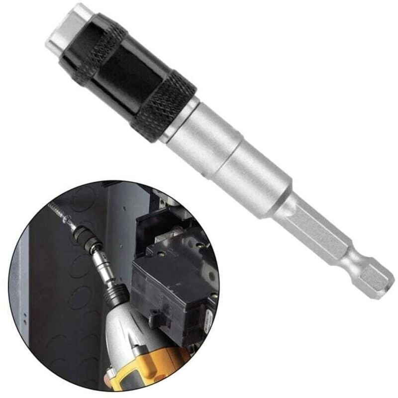 Image of [NEUWERTIG] INHHUB Schlagfester, drehbarer magnetischer Bithalter für Schraubenbohrer-INHHUB