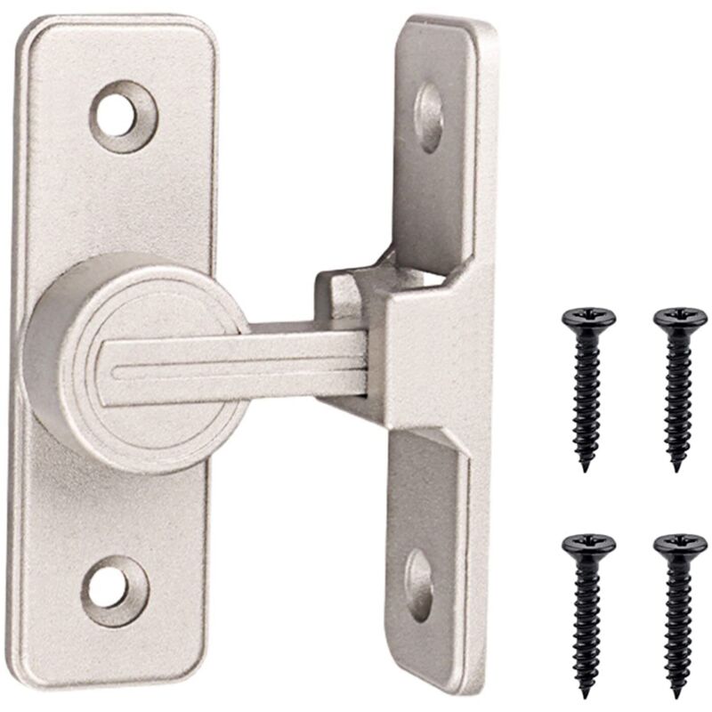 [NUNCA USADO] Cerradura INHHUB para puerta corredera interior, luminosa, de 90°, con gancho, hebilla de palanca, antirrobo, luminosa, para puertas