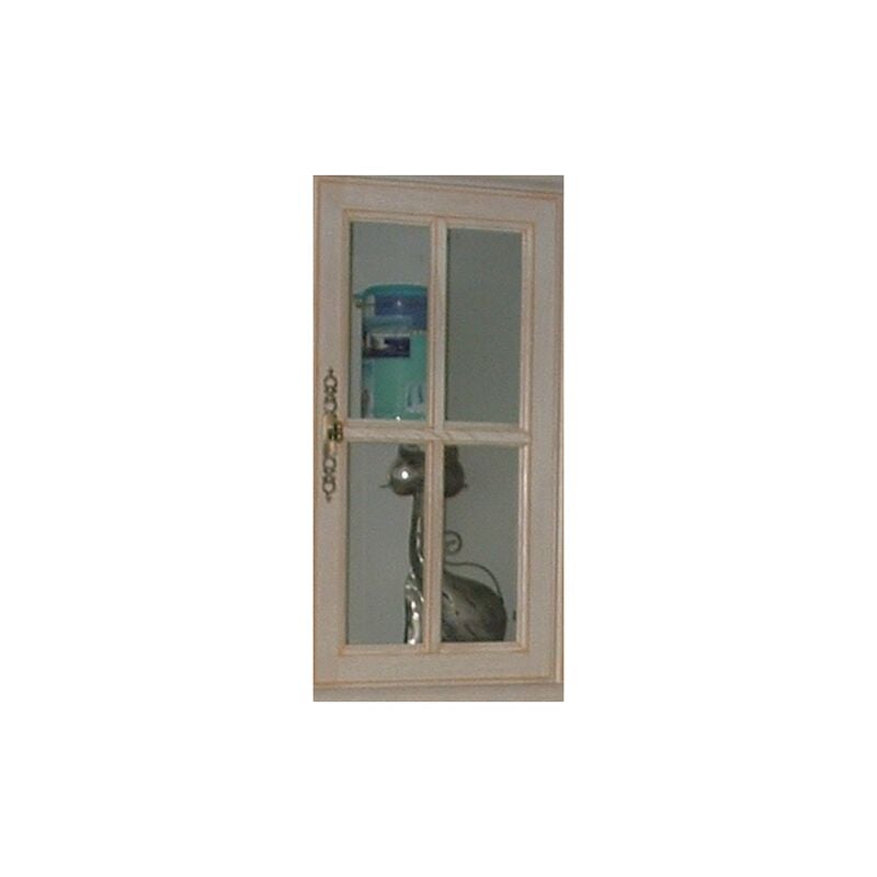 [jamais Utilise] Porte De Cuisine Florale Saumon H700xl400 Vitrée Gd Menuiseries Gd Menuiseries