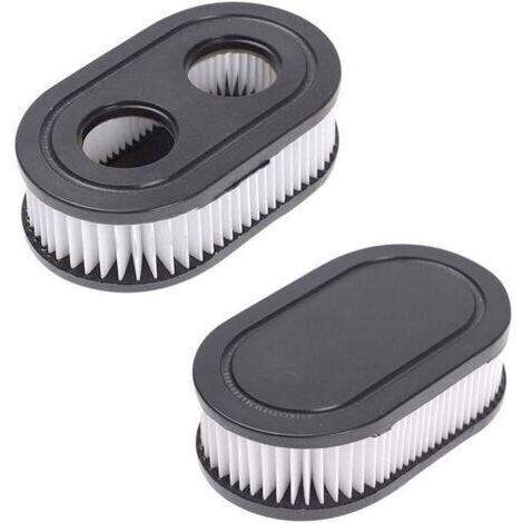 [JAMAIS UTILISÉ]Filtre à air ovale noir pour tondeuse MTD BS-798452 Briggs & Stratton- Lot de 2