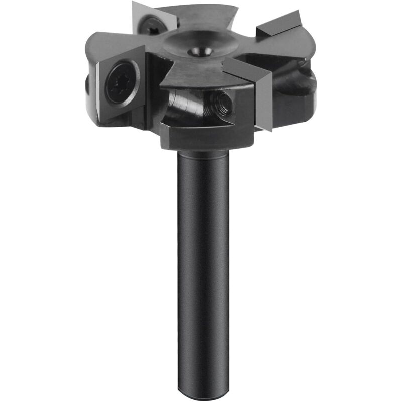 [NUNCA USADO] Broca de fresadora - Vástago de 8 mm - Diámetro de 40 mm - Fresa frontal - Broca cepilladora de 4 alas - ELIAUK-INHHUB