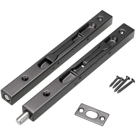 [JAMAIS UTILISÉ]INHHUB 2 PCS Serrure de porte encastrée de 8 pouces pour porte française-INHHUB