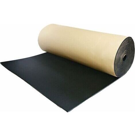[JAMAIS UTILISÉ]Isolation phonique insonorisante de voiture insonorisant mousse acoustique anti-bruit coton auto-adhesif isolation thermique mousse cellulaire insonorisant, 1 rouleau 200 cm x 50 cm, 3