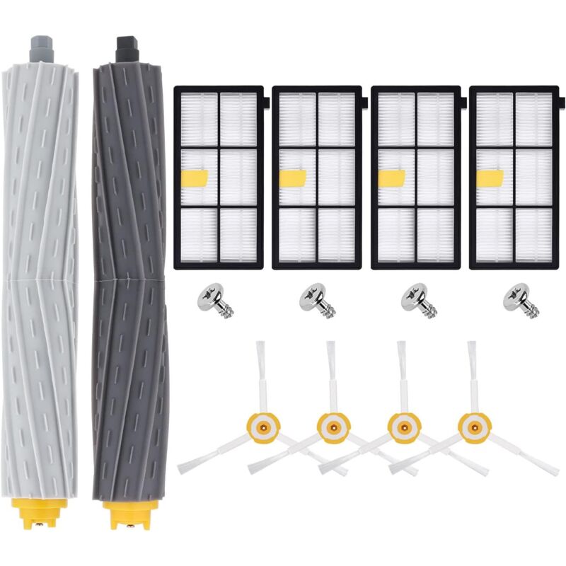 [NUNCA USADO] Kit de accesorios y piezas de repuesto para iRobot Roomba serie 800 y 900, cepillos y filtros de repuesto, accesorios para aspiradoras.
