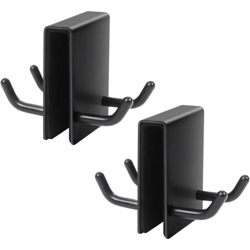 [NUNCA USADO] INHHUB - Juego de 2 ganchos para toallas sobre la puerta de la ducha, de 0,32 a 0,39 pulgadas, sin marco, para baño, de vidrio, con