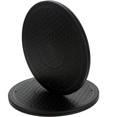 [JAMAIS UTILISÉ]Lot de 2 Heavy Duty Rotation à 360 Degrés Support de roulements à Billes en Acier Plateau Rotatif Pivotant pour TV enceintes écrans appareils de cuisine - 30,5cm