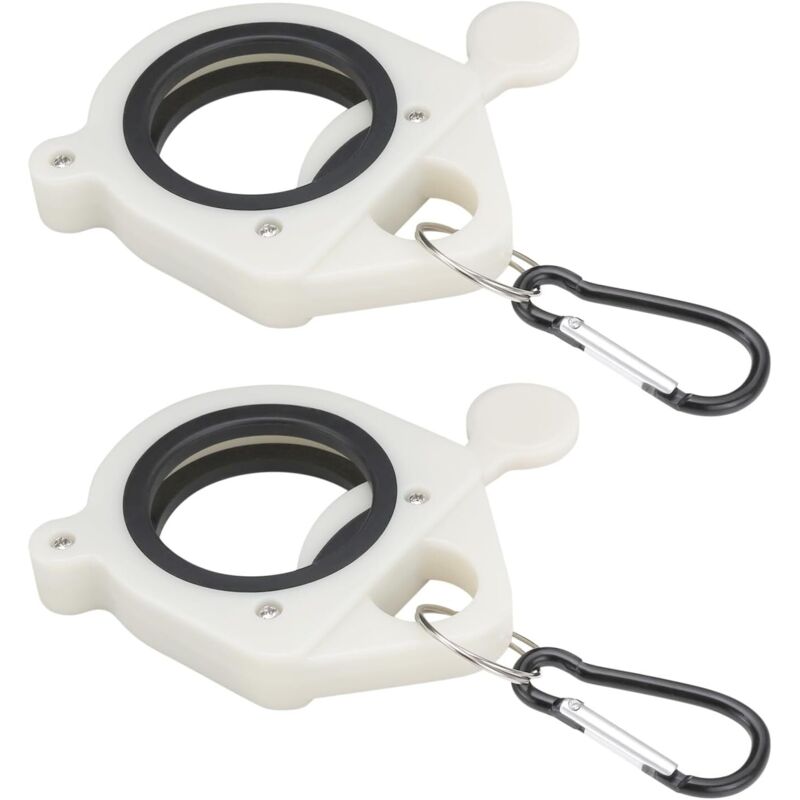 Largeight - jamais UTILISÉ]Lot de 2 Supports de Fixation Lumineux pour Serre câbles à Fermeture éclair 9 x 8,5 cm Convient pour Organiser Et Suivre