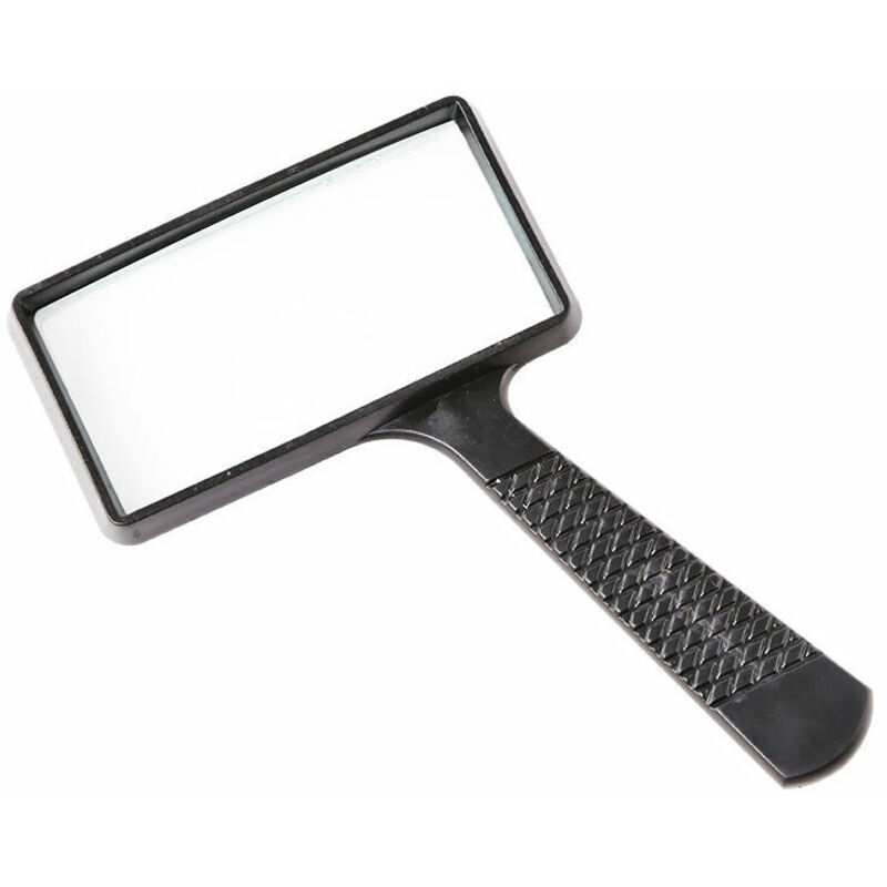 [JAMAIS UTILISÉ]Loupe portable 10X, loupe rectangulaire, lentille en verre résistant aux rayures pour la lecture, les loisirs, la réparation,