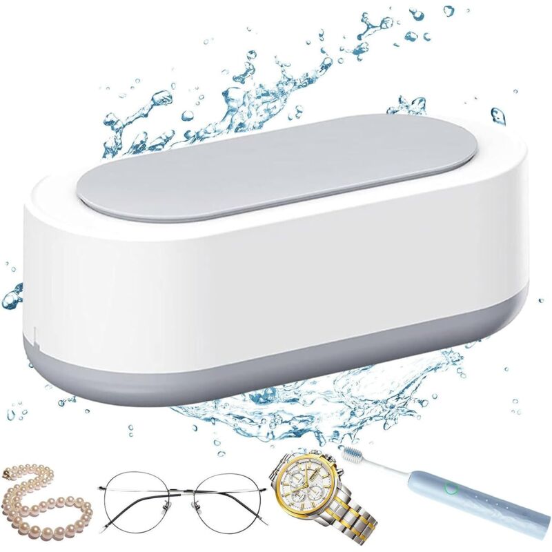 [NUNCA USADO] Limpiador ultrasónico profesional, limpiador ultrasónico, limpiador ultrasónico, tanque ultrasónico para dentaduras postizas, collares,