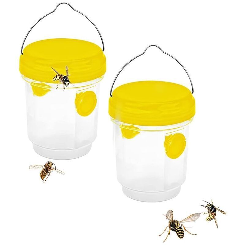 Odipie - jamais utilisé] Piege Frelon Asiatique,Piege a Guepes Et Frelons Exterieur à Suspendre,Kit Piege a Frelon pour Bouteille Plastique