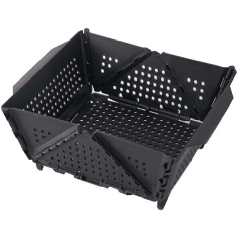 [JAMAIS UTILISÉ]passage pliable,passoires pliables et panier de stockage pliable en plastique,salon de l'épargne,sans BPA,panier de drainage d'évier pour lave-vaisselle pour les fruits,les légumes et 