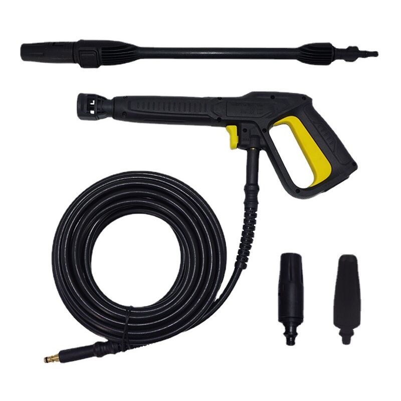 Dpzo - jamais UTILISÉ]Pistolet à eau haute pression avec tuyau pistolet à jet variable et pistolet rotatif Ensemble de pistolet pulvérisateur pour
