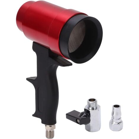 [JAMAIS UTILISÉ]Pistolet Thermique, Corps en Alliage D'aluminium, Poignée Ergonomique en ABS, Peinture Automobile à Séchage Rapide, pour Petites Surfaces