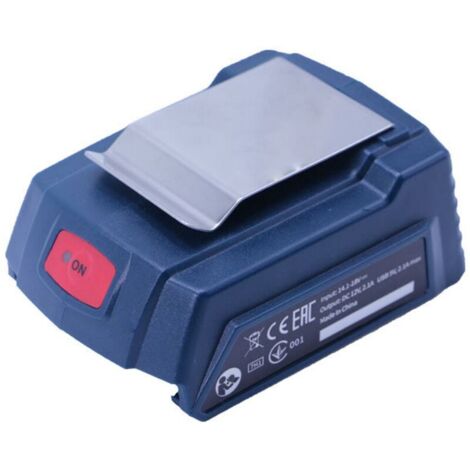 [JAMAIS UTILISÉ]Pour adaptateur USB Bosch Gaa18-24 avec voyant lumineux pour 14,4-18 V