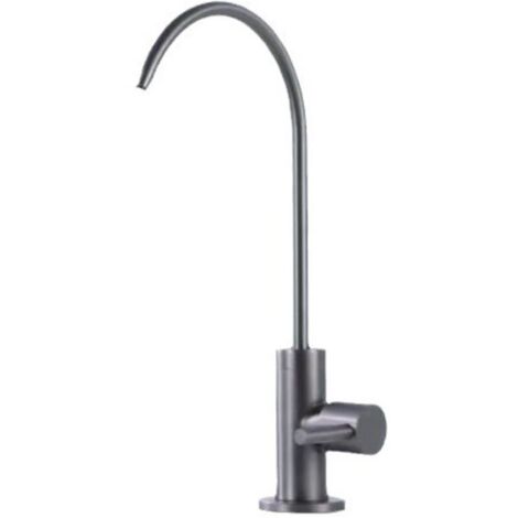 [JAMAIS UTILISÉ]Robinet d'évier de Cuisine Gris à col de Cygne avec Filtre de Refroidissement Rotatif, H27cm