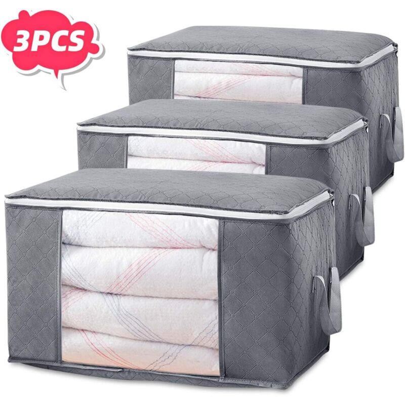 Jamais UTILISÉ]Sac de rangement pliable, boîtes de rangement pour vêtements, sac de rangement pour vêtements étanche, anti-moisissure et résistant à