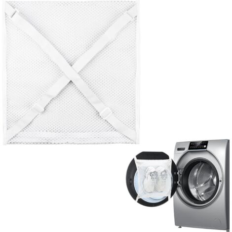 [JAMAIS UTILISÉ]Sac de Séchage et de Machine à Laver pour Chaussures, Vêtements et Linge, Compatible avec la Plupart des Sèche-Linge, Ajusteur de Sangle Élastique, Durable et Pratique (40x40 cm)
