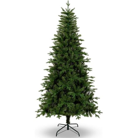[JAMAIS UTILISÉ]Sapin de Noël artificiel 150 cm, sapin réaliste en PE pour décoration intérieure de Noël, 386 branches en PVC et PE d'aspect naturel, branches articulées, base métallique, réutilisable
