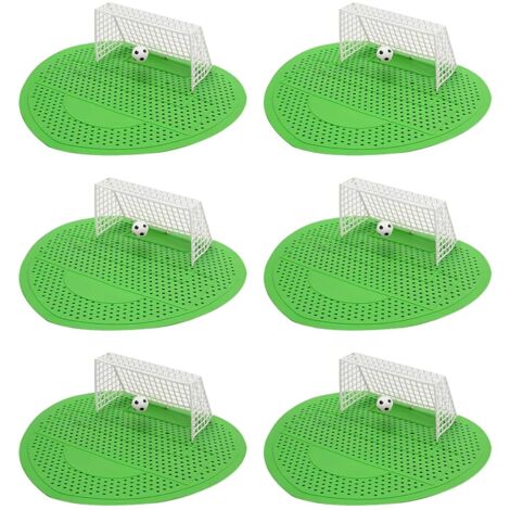 [JAMAIS UTILISÉ]Scented Urinal Sieve - Fun Football Insert - Splash Guard - Odour Protection - for Hotels, Home, School Secretarial and Public Toilet - 6 Pack