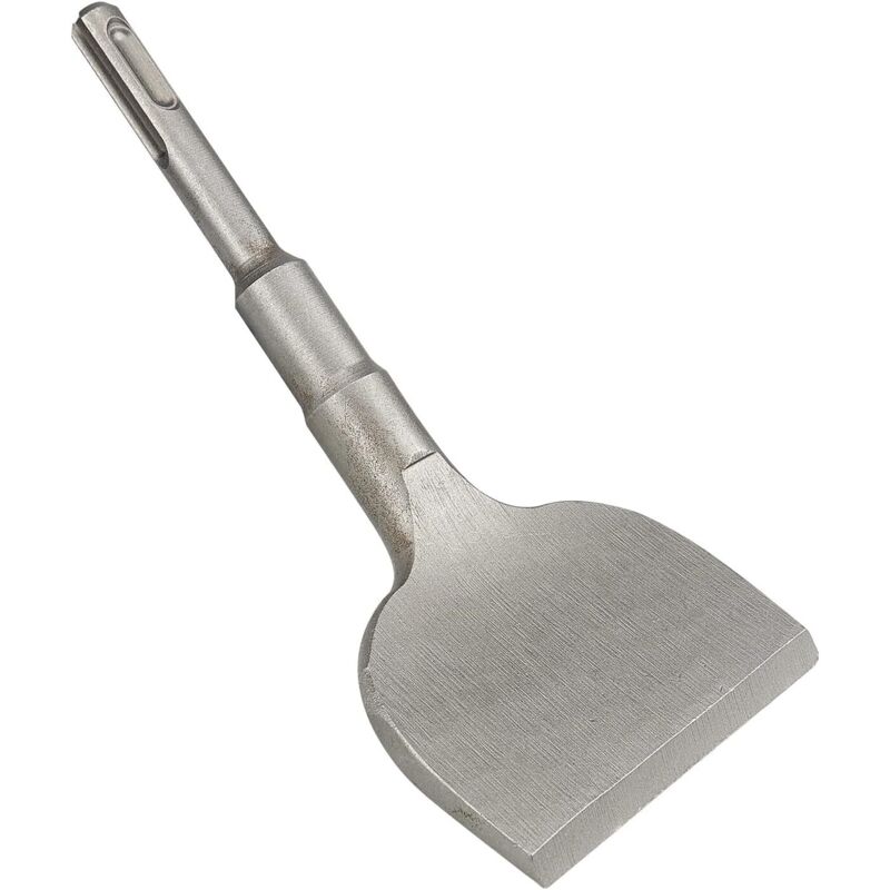 [NUNCA USADO] Cincel plano SDS Plus de 165 mm x 75 mm, cincel de punta angular, cincel profesional, cincel ancho para baldosas de cerámica - INHHUB