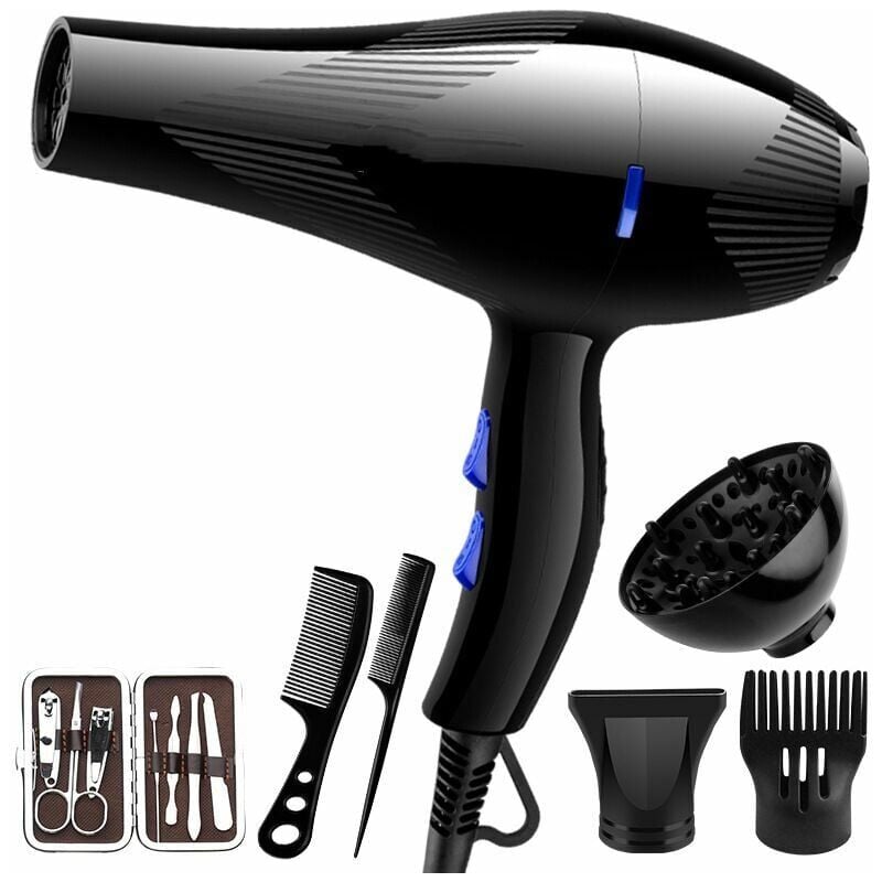 Jamais UTILISÉ]Sèche Cheveux Professionnel , Lointain Salon Sèche-Cheveux Puissant ac Moteur Seche Cheveux 1000W Support de sèche-cheveux